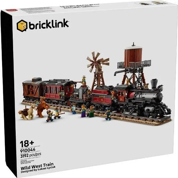 Lego Bricklink Designer Program 910044 Wild West Train Retired