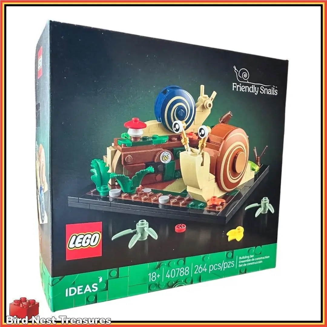 Lego 40788 Ideas Friendly Snails Garden Scene Snail Oasis 2025