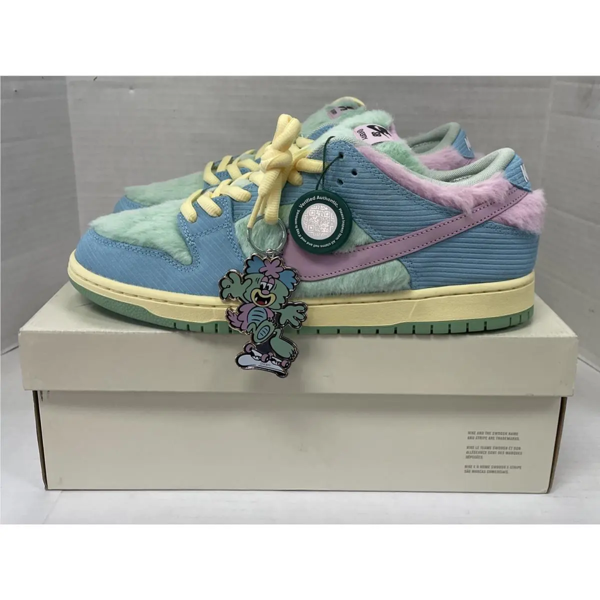 Nike shoes - Nike Dunk SB - Dunk - FN6040-400 - Blue, Manufacturer: Blue Gaze/Light Arctic Pink/Bicycle Yellow (UPC: 197599089049) 0
