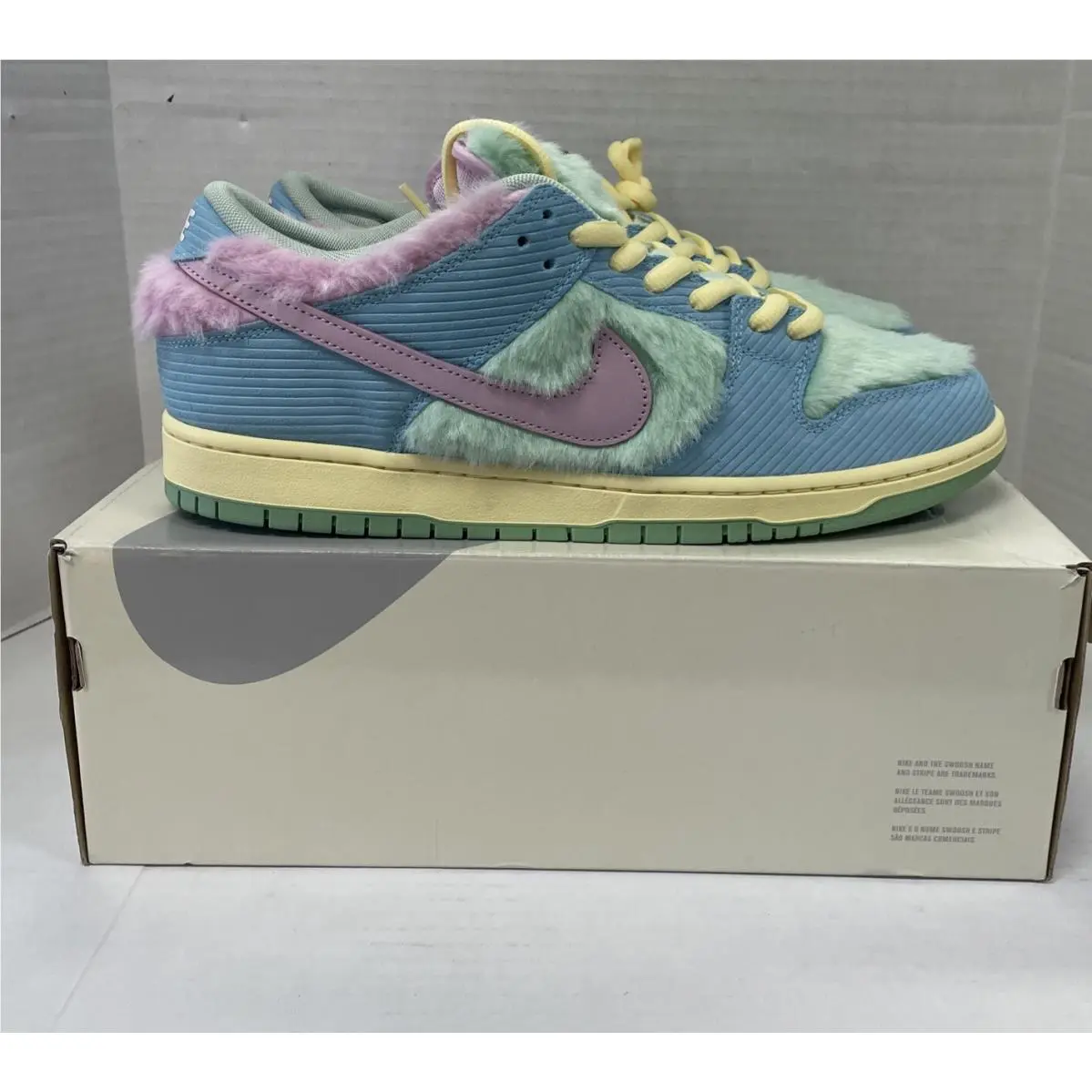 Nike shoes - Nike Dunk SB - Dunk - FN6040-400 - Blue, Manufacturer: Blue Gaze/Light Arctic Pink/Bicycle Yellow (UPC: 197599089049) 4