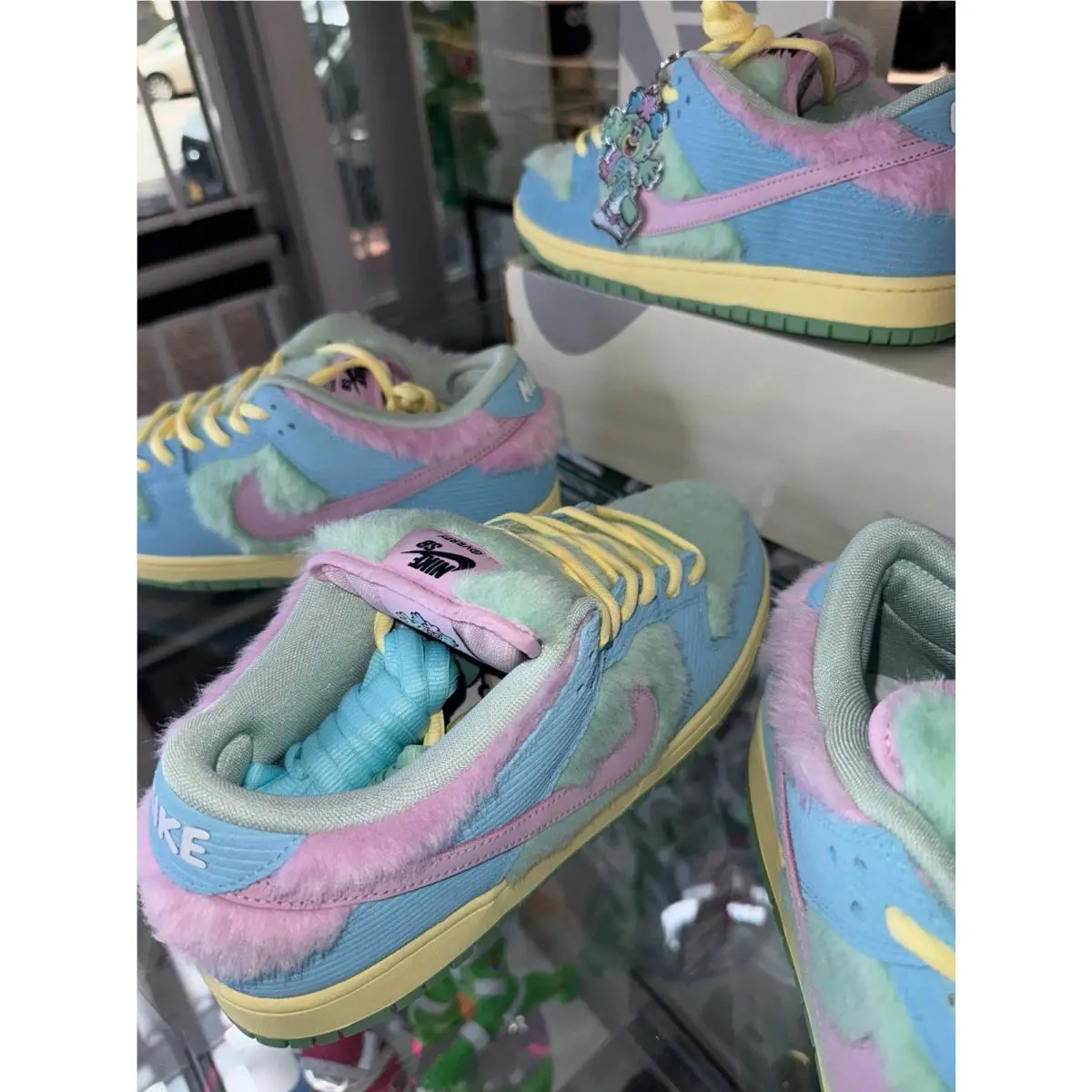 Nike shoes - Nike Dunk SB - Dunk - FN6040-400 - Blue, Manufacturer: Blue Gaze/Light Arctic Pink/Bicycle Yellow 0