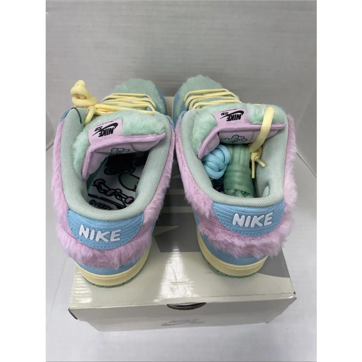 Nike shoes - Nike Dunk SB - Dunk - FN6040-400 - Blue, Manufacturer: Blue Gaze/Light Arctic Pink/Bicycle Yellow (UPC: 197599089049) 2