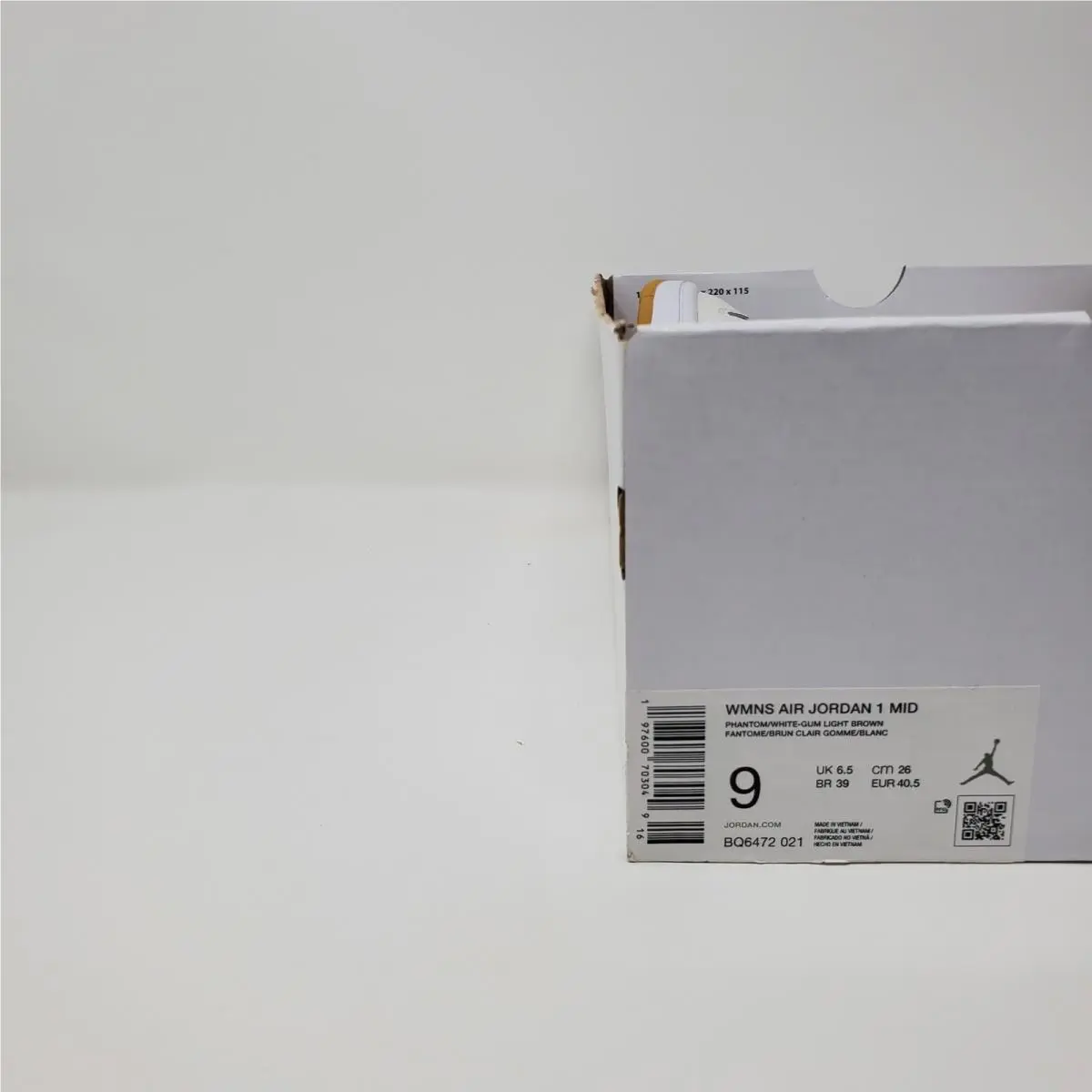 Nike shoes - Air Jordan 1 Mid - Air Mid - BQ6472-021 - White 9