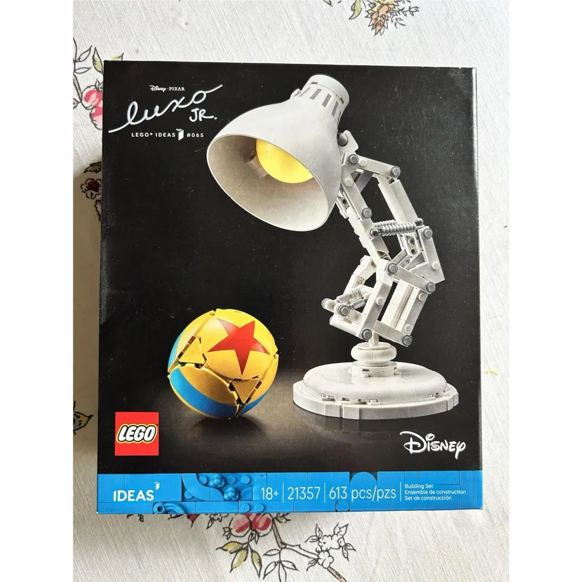 Lego Ideas Build Set 21357 Disney Pixar Luxo Jr. Lamp 613 Pieces