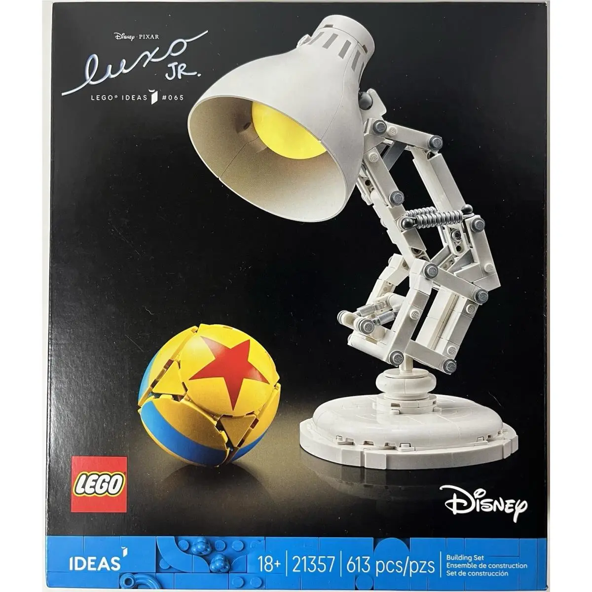 Lego Ideas Disney Pixar Luxo Jr. Set Number 21357