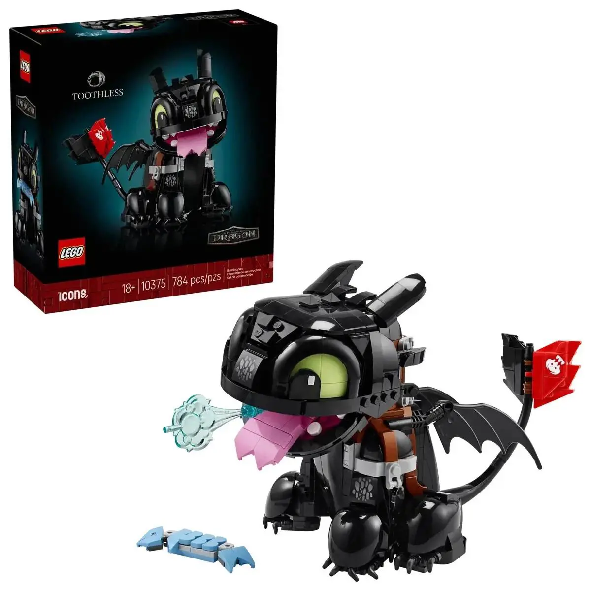 Lego How to Train Your Dragon Toothless 10375 Ship in Extra Box
