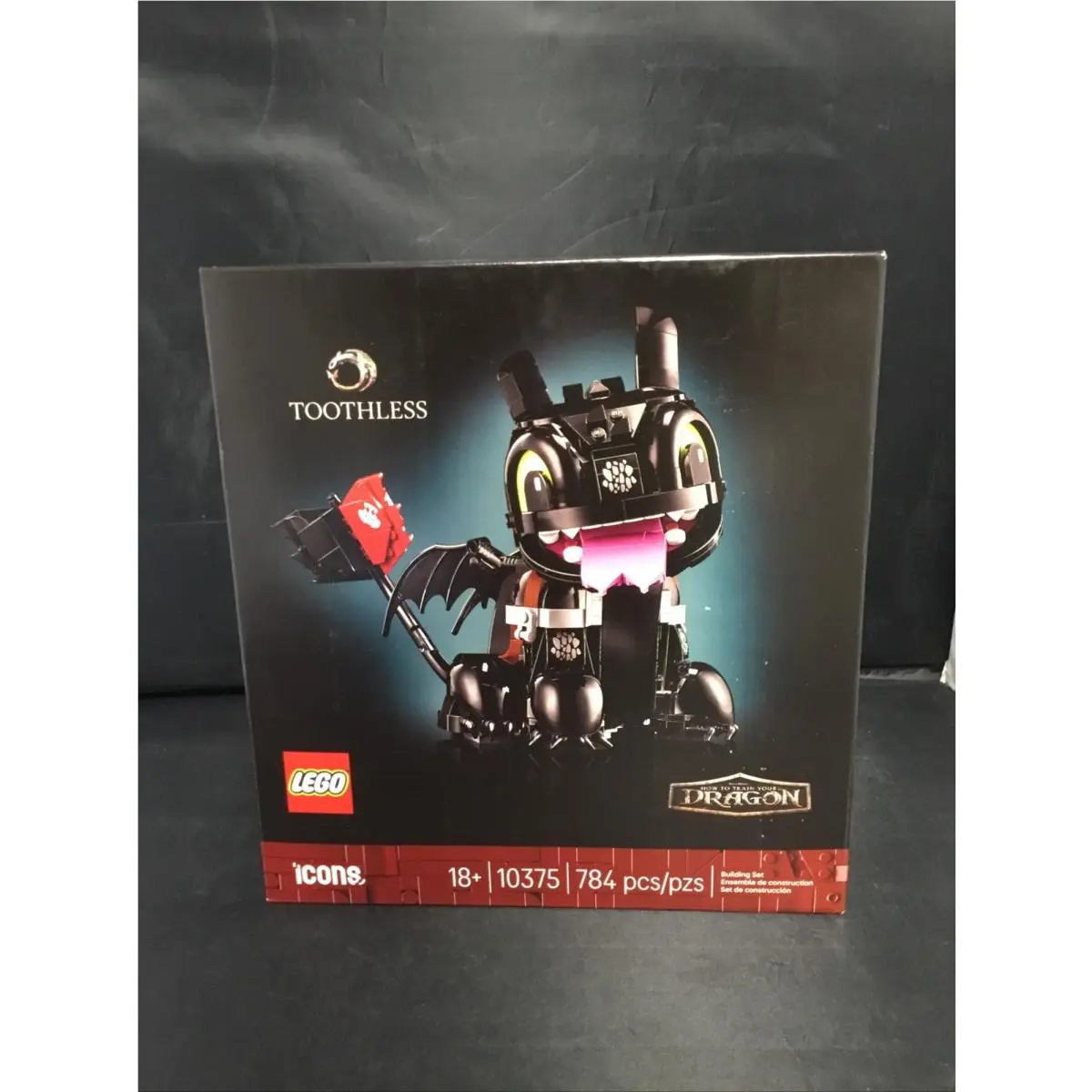 Lego Icons How to Train Your Dragon Toothless Building Set 10375