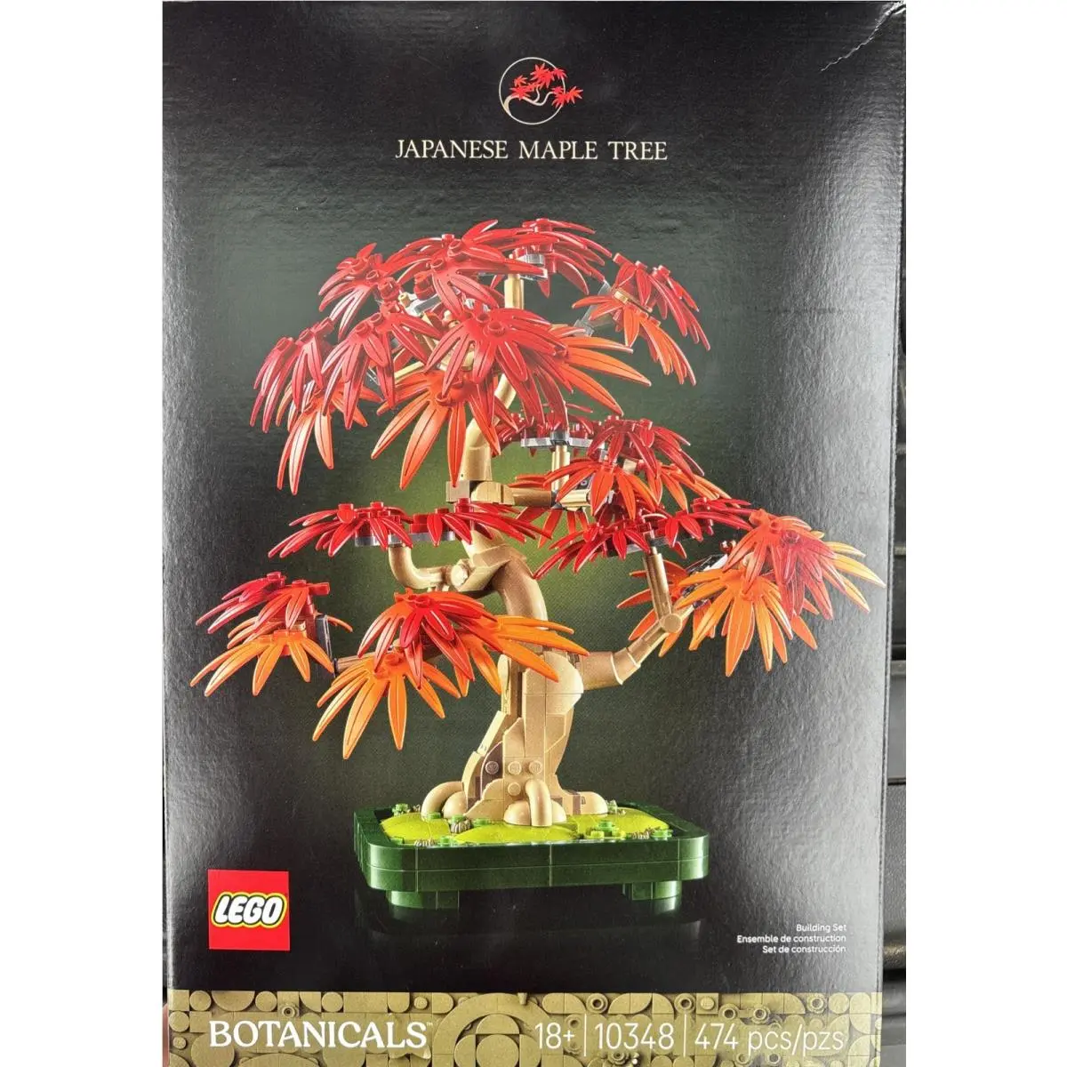 Lego Botanicals Japanese Maple Tree 474 Piece Set 10348