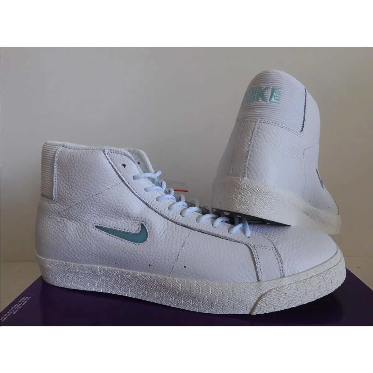 Nike shoes - Nike SB Zoom Blazer Mid - CU5283-100 - White (UPC: 194497703565) 0