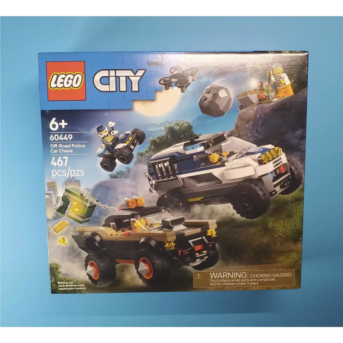 Lego City 60449 Off-road Police Car Chase Retired Hard to Find