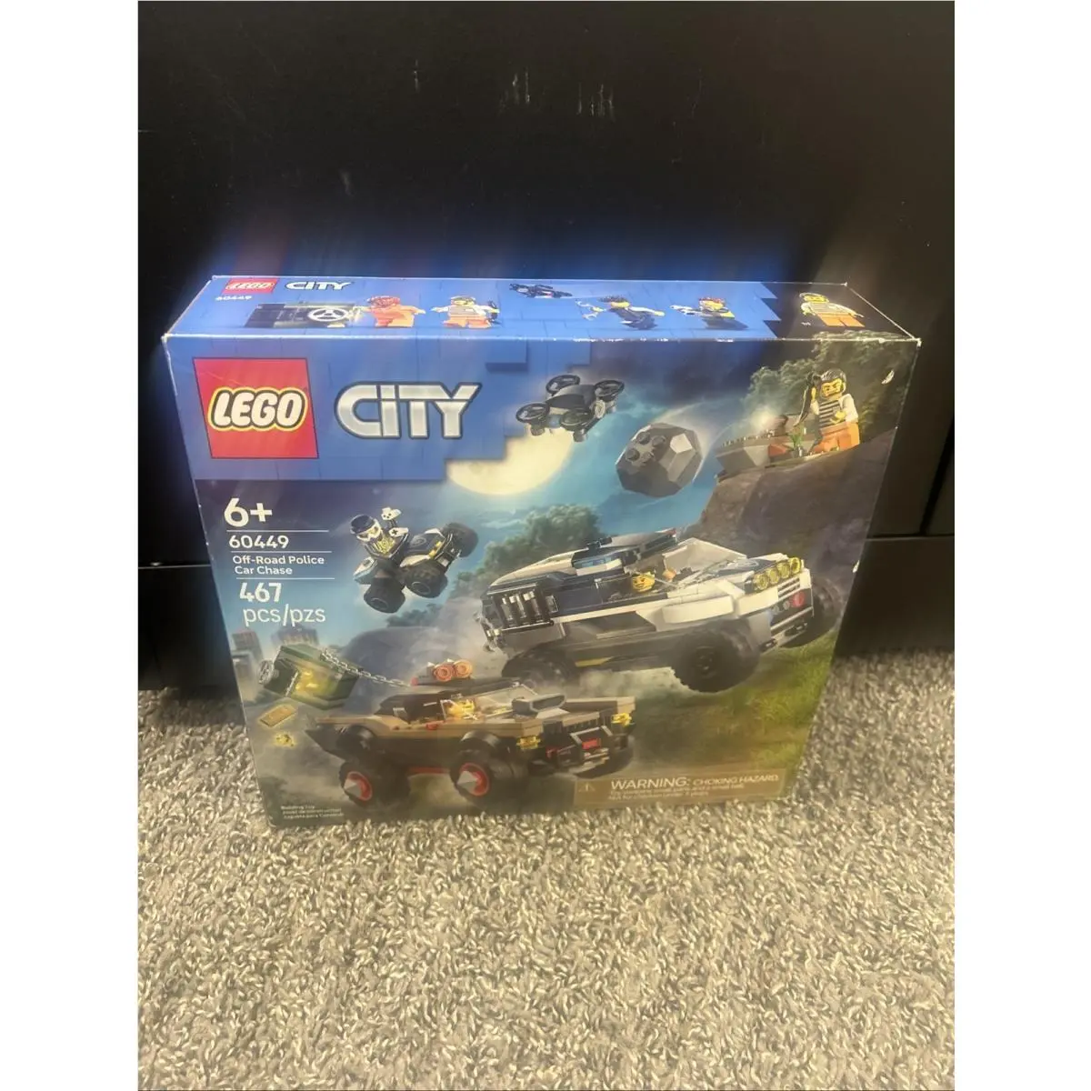 Lego 60449 City Off-road Police Car Chase Hard to Find 4 Minifigs