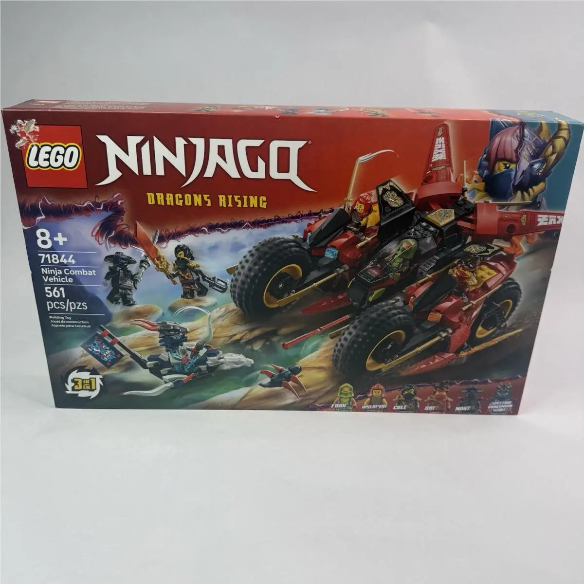 Lego Ninjago: Ninja Combat Vehicle 71844 3 in 1 Complete Set Building Toy