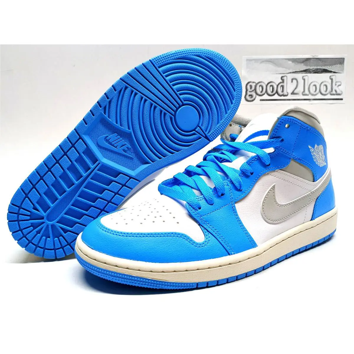 Nike shoes - Air Jordan 1 Mid - Air Mid - BQ6472-400 - Blue (UPC: 197602697360) 0