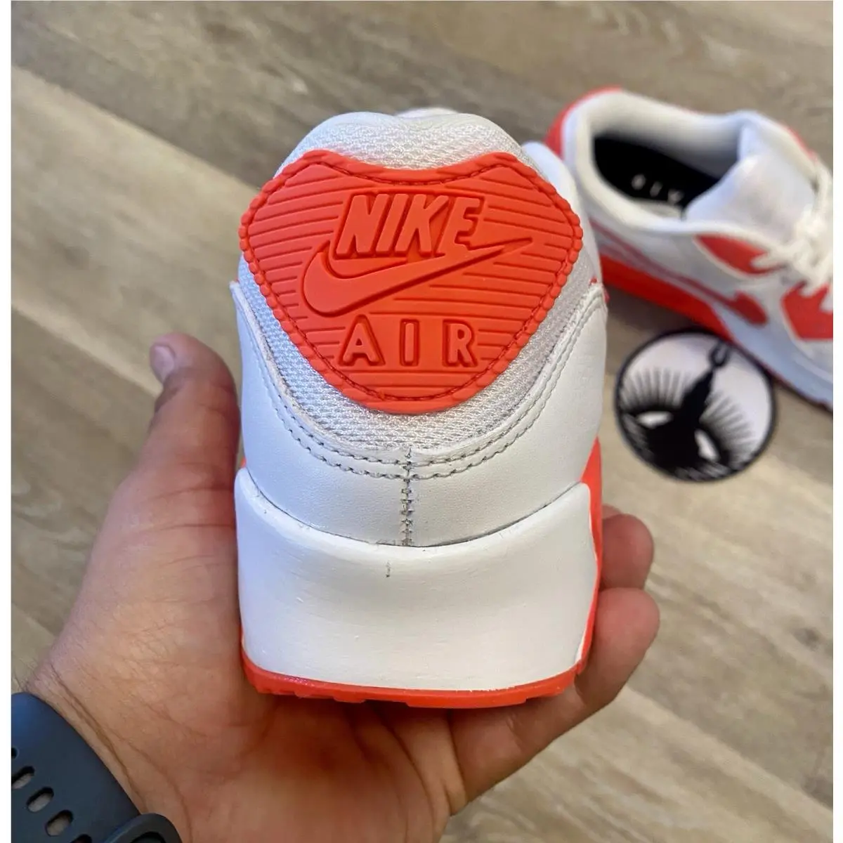 Nike shoes - Nike Air Max 90 NBY - FJ8901-900 - White / Bright Crimson (UPC: 196976811259) 0