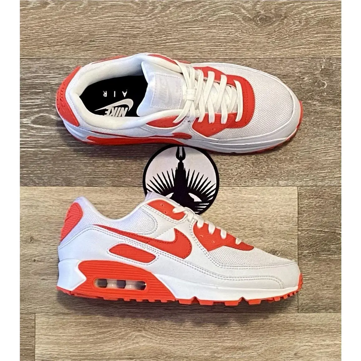 Nike shoes - Nike Air Max 90 NBY - FJ8901-900 - White / Bright Crimson (UPC: 196976811259) 5