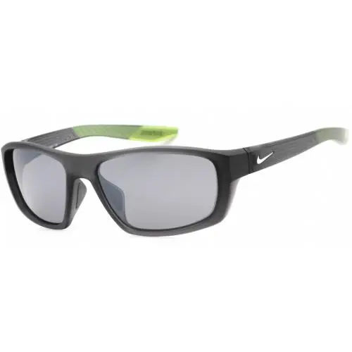 Nike CT-8179 021 Matte Grey Brazen Boost Sunglasses W/silver Mirror Lens
