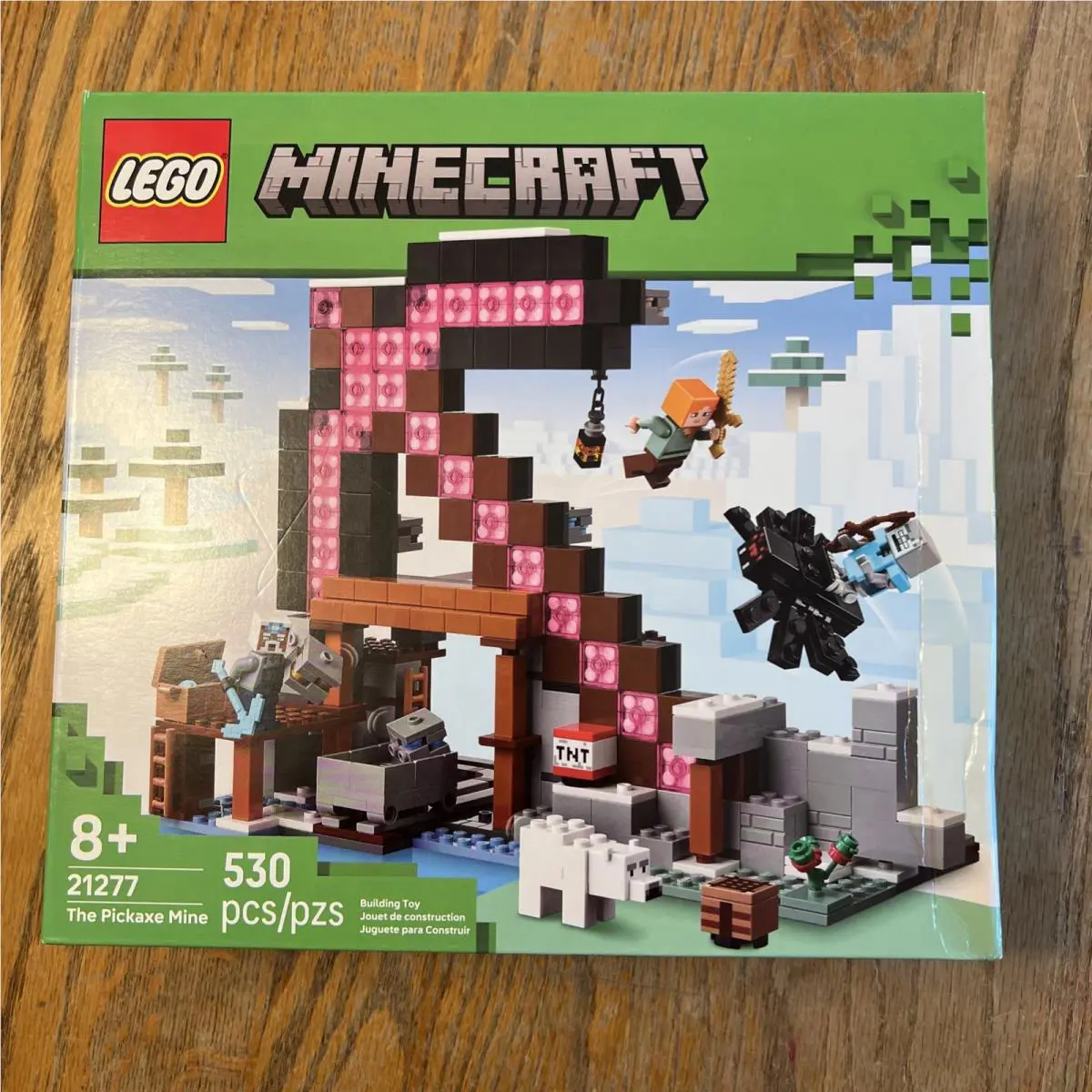 Lego Minecraft The Pickaxe Mine 21277 530 Pcs
