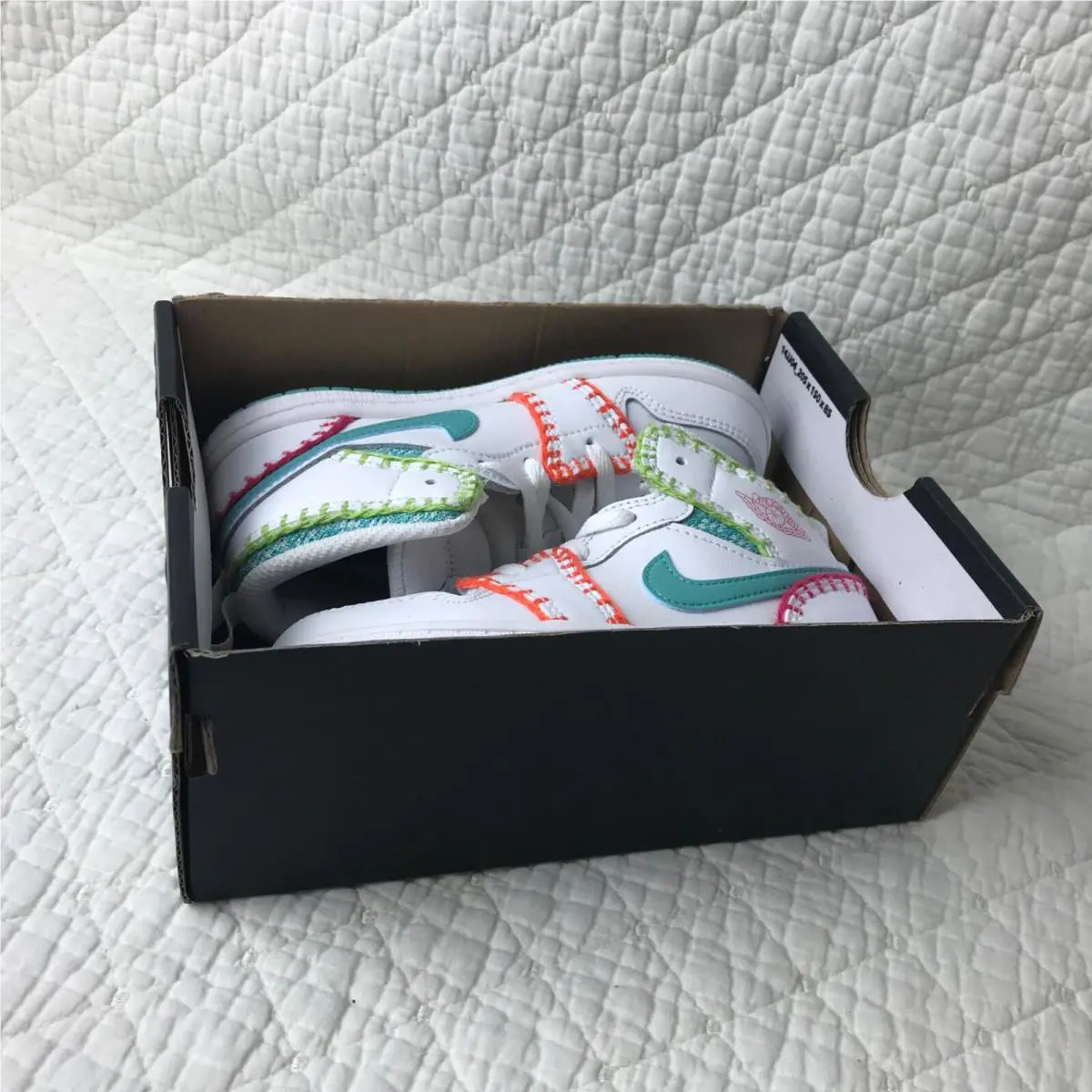 Nike shoes - DM6220-100 - DM6220 100 - White/Washed Teal-Rush Pink 8
