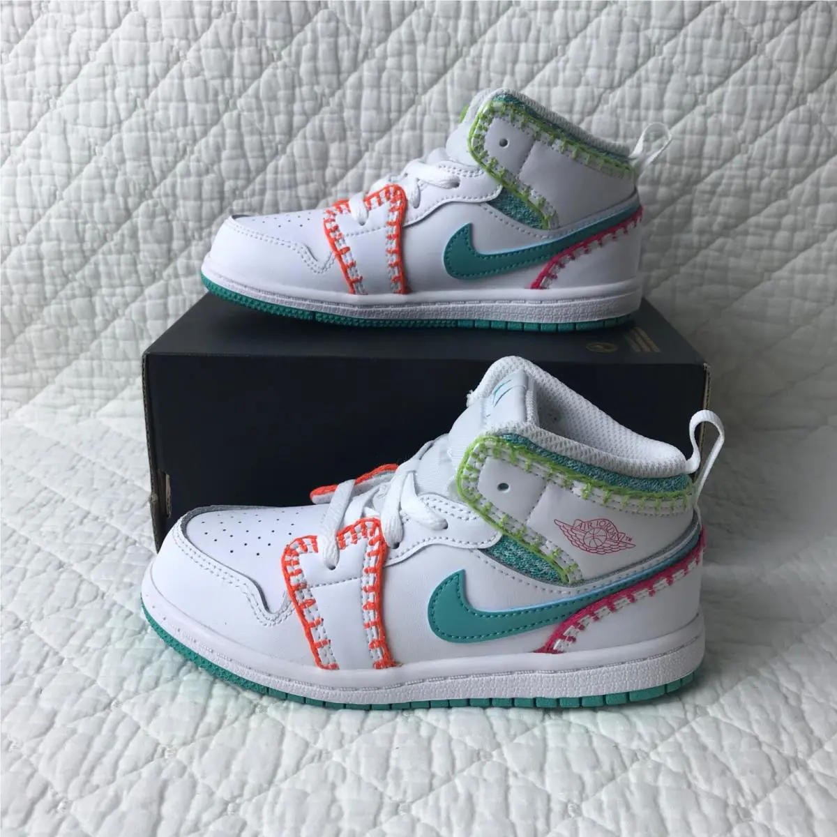 Nike shoes - DM6220-100 - DM6220 100 - White/Washed Teal-Rush Pink 1