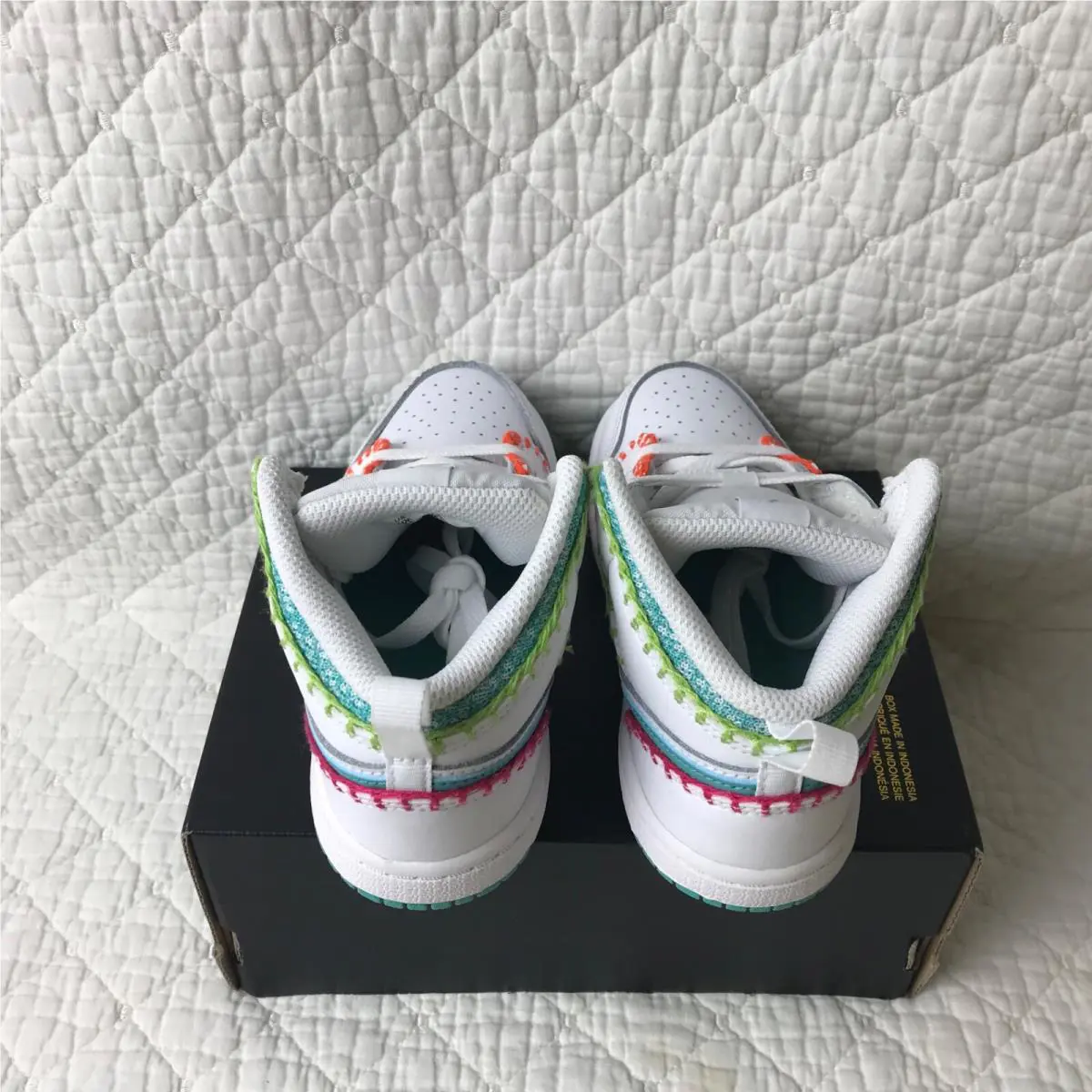 Nike shoes - DM6220-100 - DM6220 100 - White/Washed Teal-Rush Pink 7
