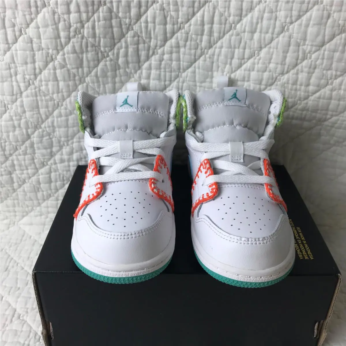 Nike shoes - DM6220-100 - DM6220 100 - White/Washed Teal-Rush Pink 3