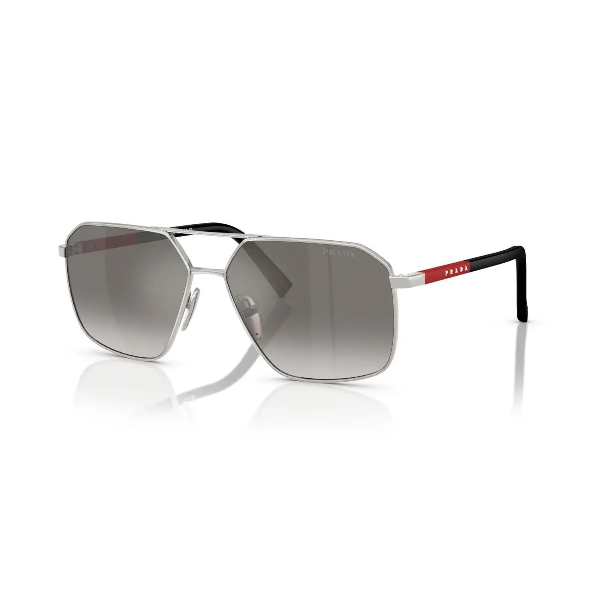 Prada Linea Rossa A50S Sunglasses 1BC02M Silver