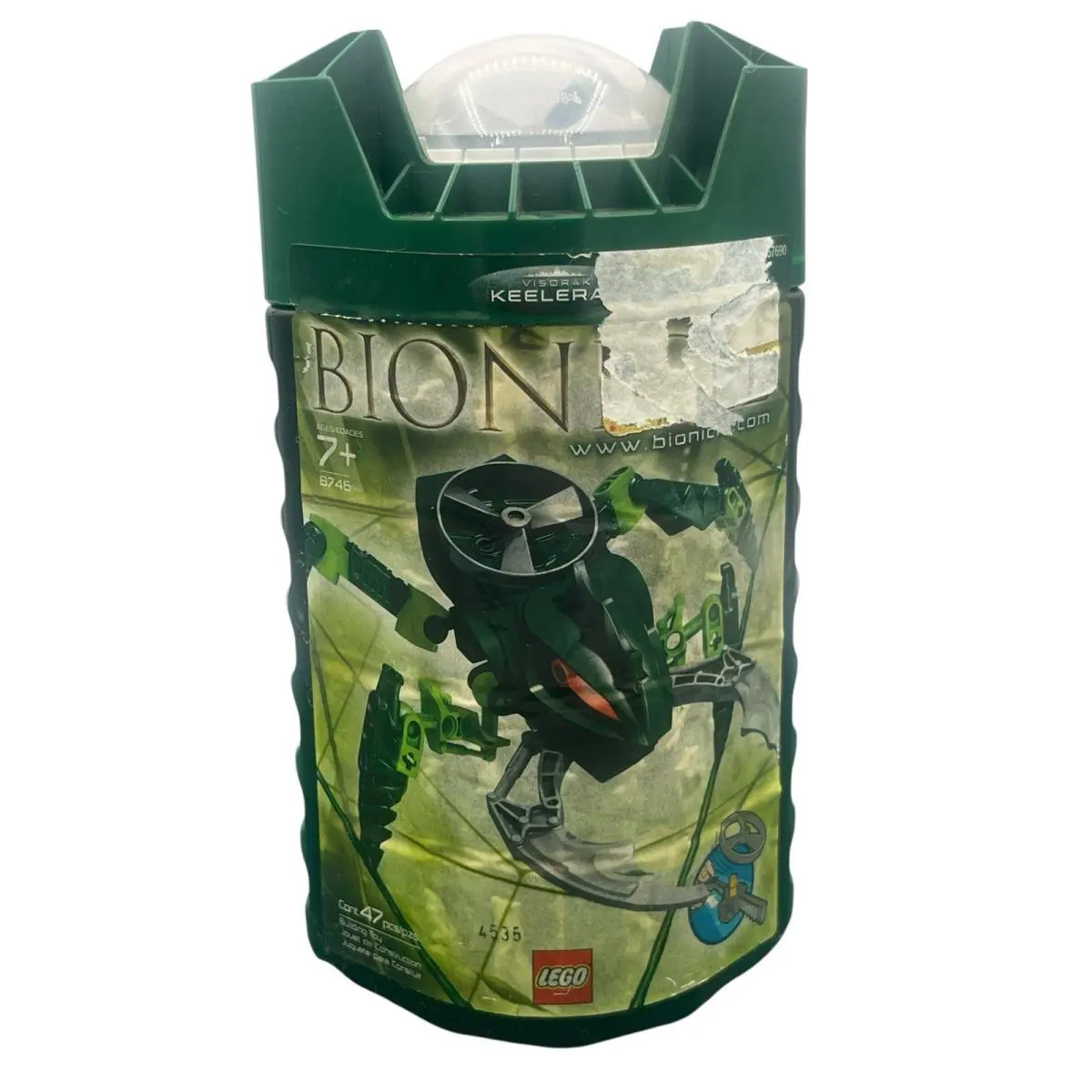 Lego Bionicle: Visorak Keelerak 8746 In Container 47pcs