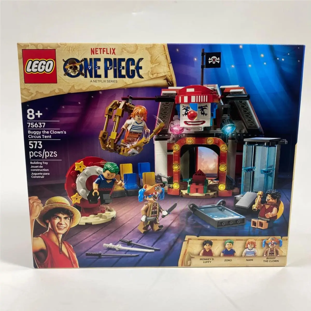 Lego One Piece Netflix Buggy The Clown`s Circus Tent 75637