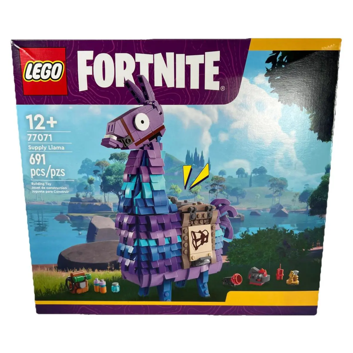 Lego Fortnite Supply Llama Set 77071 679 Pcs Ages 12+