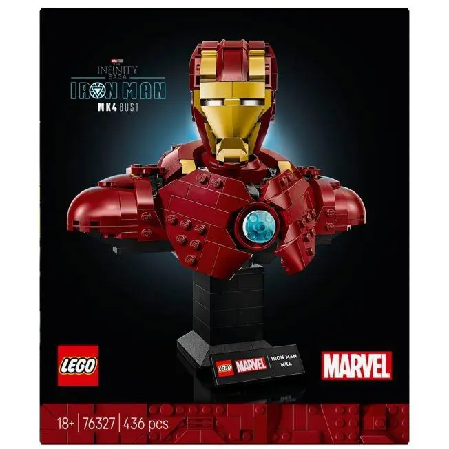 Lego Marvel Iron Man MK4 Bust Set 76327 See Description