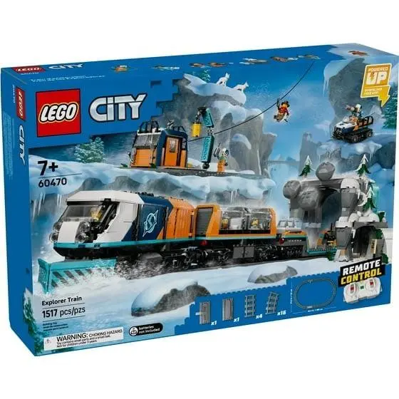 Lego City Explorers` Arctic Polar Express Train Set - Building Learning Toys