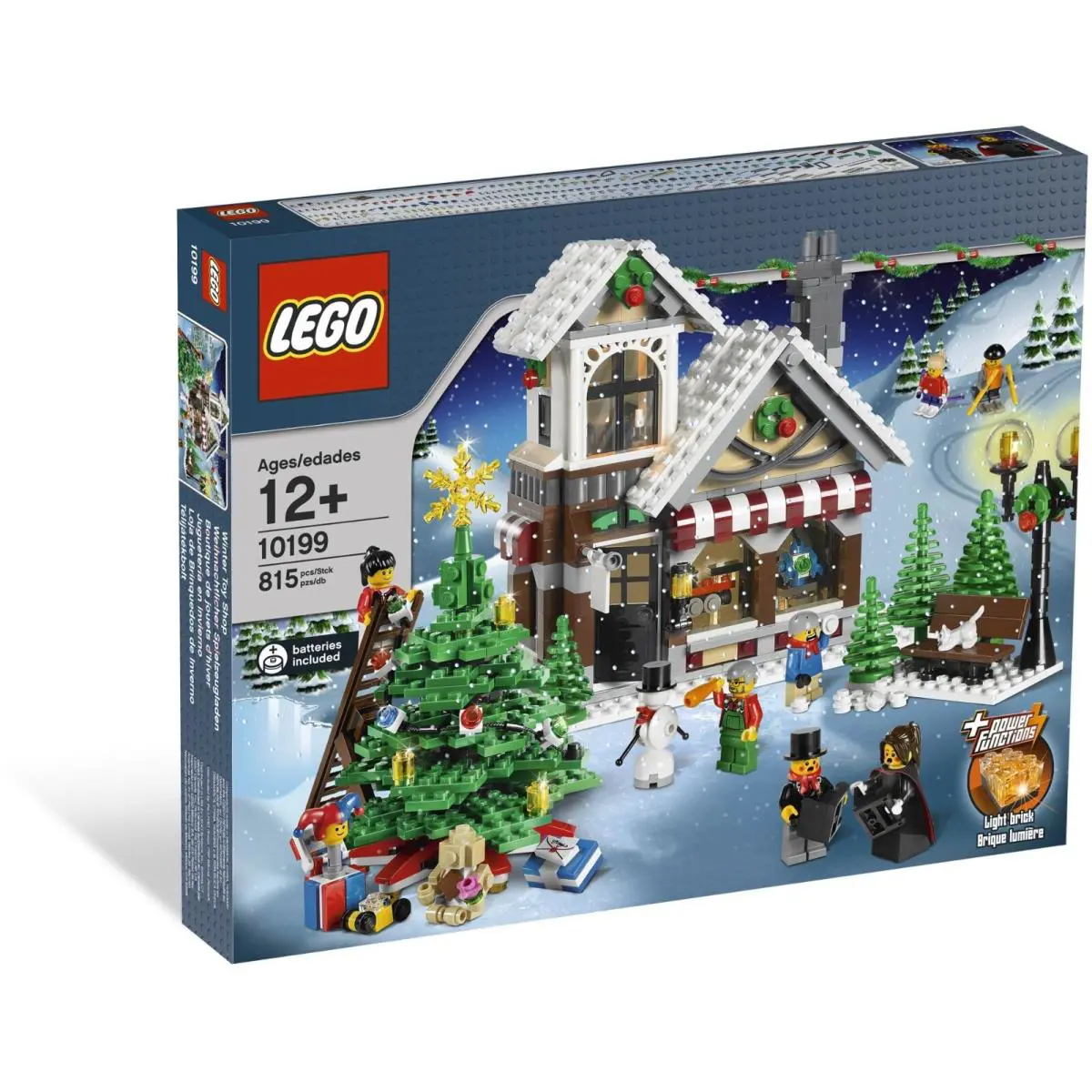 Lego Seasonal 10199 Winter Toy Shop Christmas Retired Building Set - Red