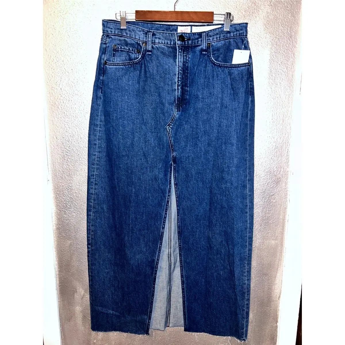 Rag Bone Avery Kaihara Denim Costal Cowgirl Boho Hippie Western Midi Skirt