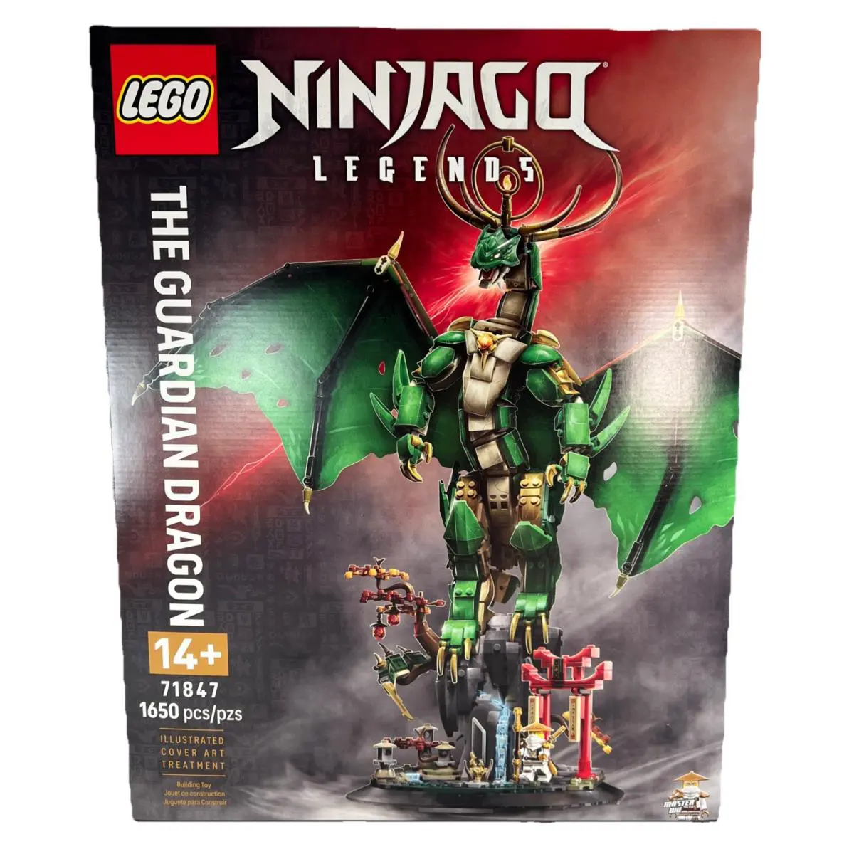 Lego Ninjago Legends The Guardian Dragon Set 71847 Master Wu Minifgure