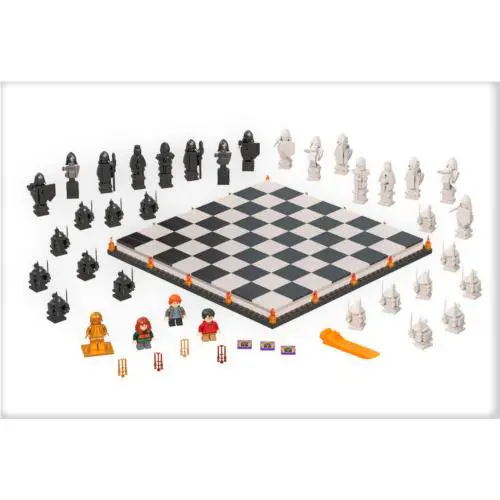 Retired Lego 20th Harry Potter 76392 Hogwarts Wizard S Chess 36 Minifigs