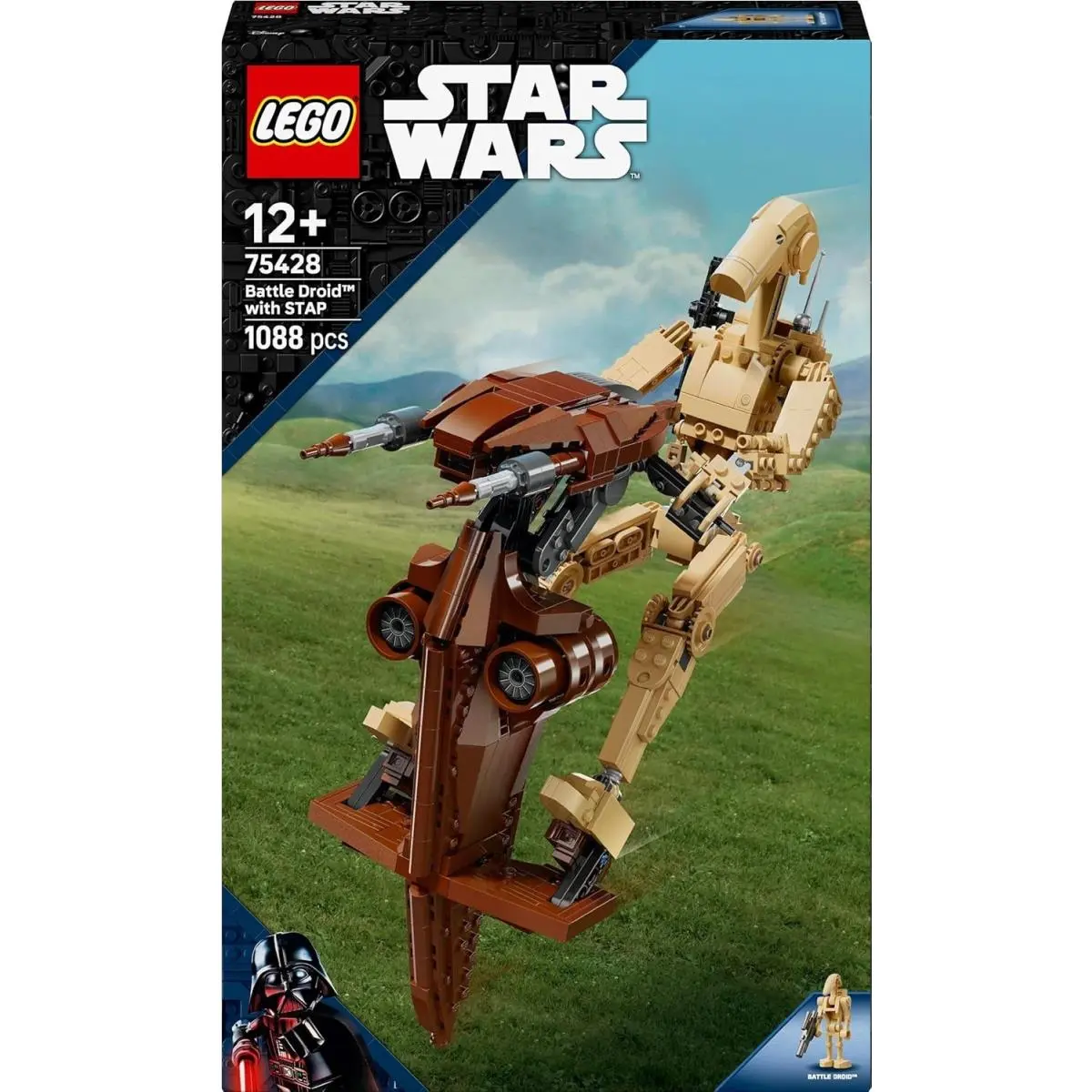 Lego Star Wars: The Phantom Menace Battle Droid w Stap 75428 - - Ships Free