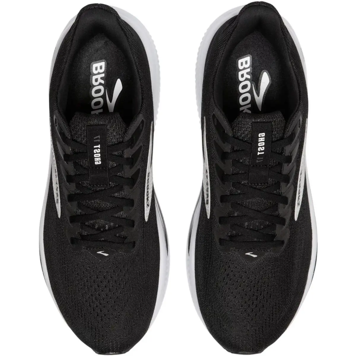 Brooks shoes - Brooks Ghost 17 - Ghost - Black/Grey/White 2