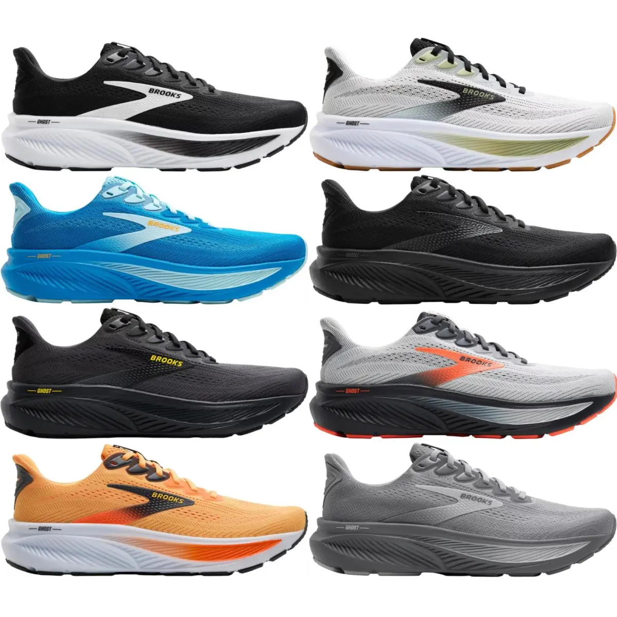 Brooks shoes - Brooks Ghost 17 - Ghost - Black/Grey/White 39