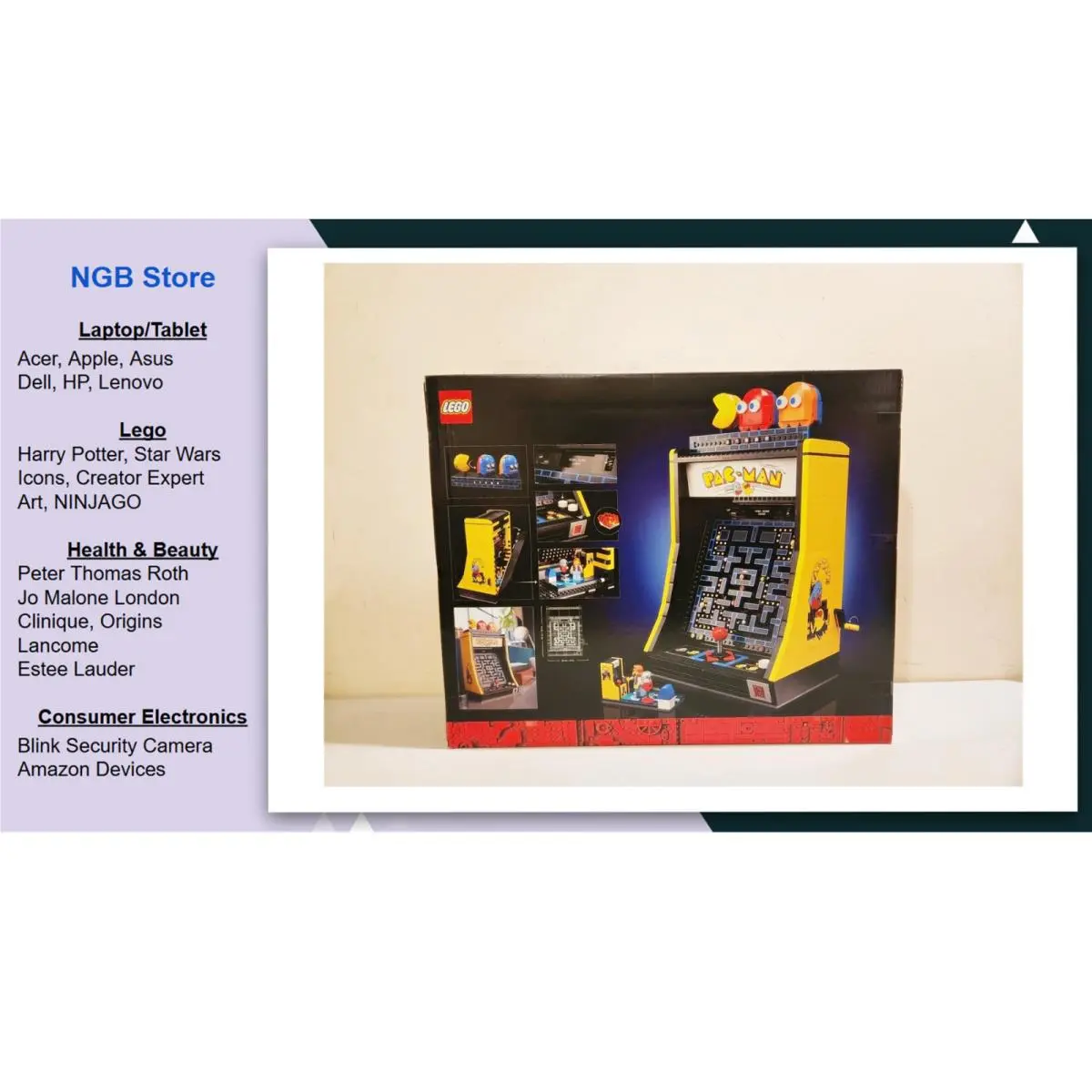 Lego Icons Pac-man Arcade Building Sets For Adults 10323 US