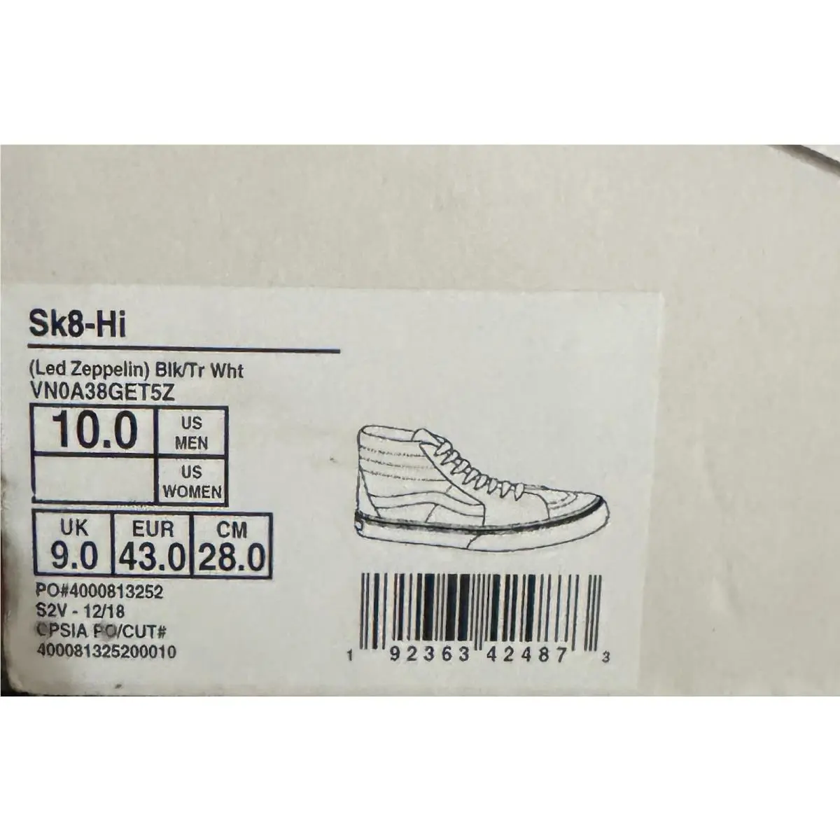 Vans shoes - VANS SK8 - VN0A38GET5Z - Black (UPC: 0192363424873) 6