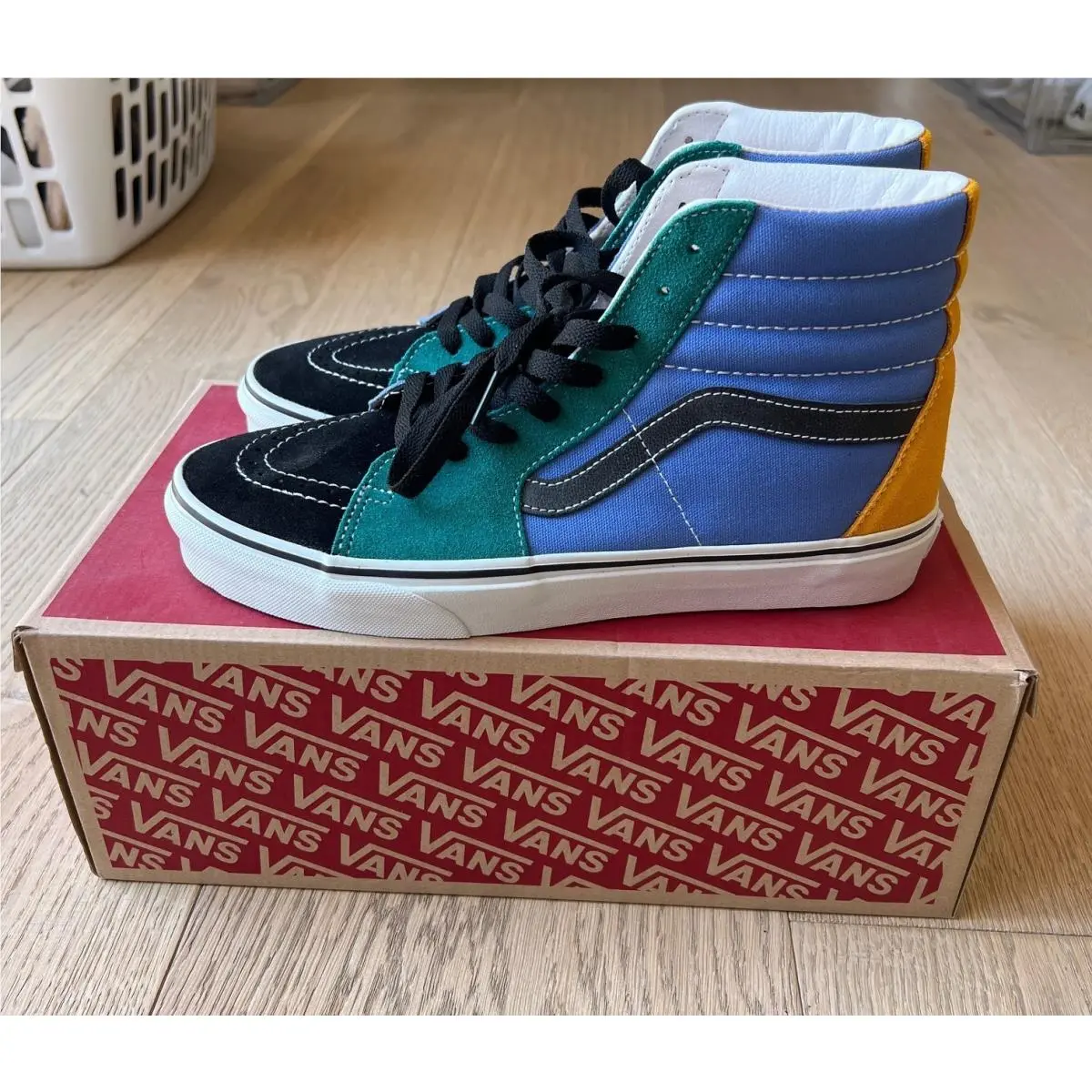 Vans SK8-HI Off The Wall Mens Size 10.5 Mix Match Hightop Skateboard Shoes