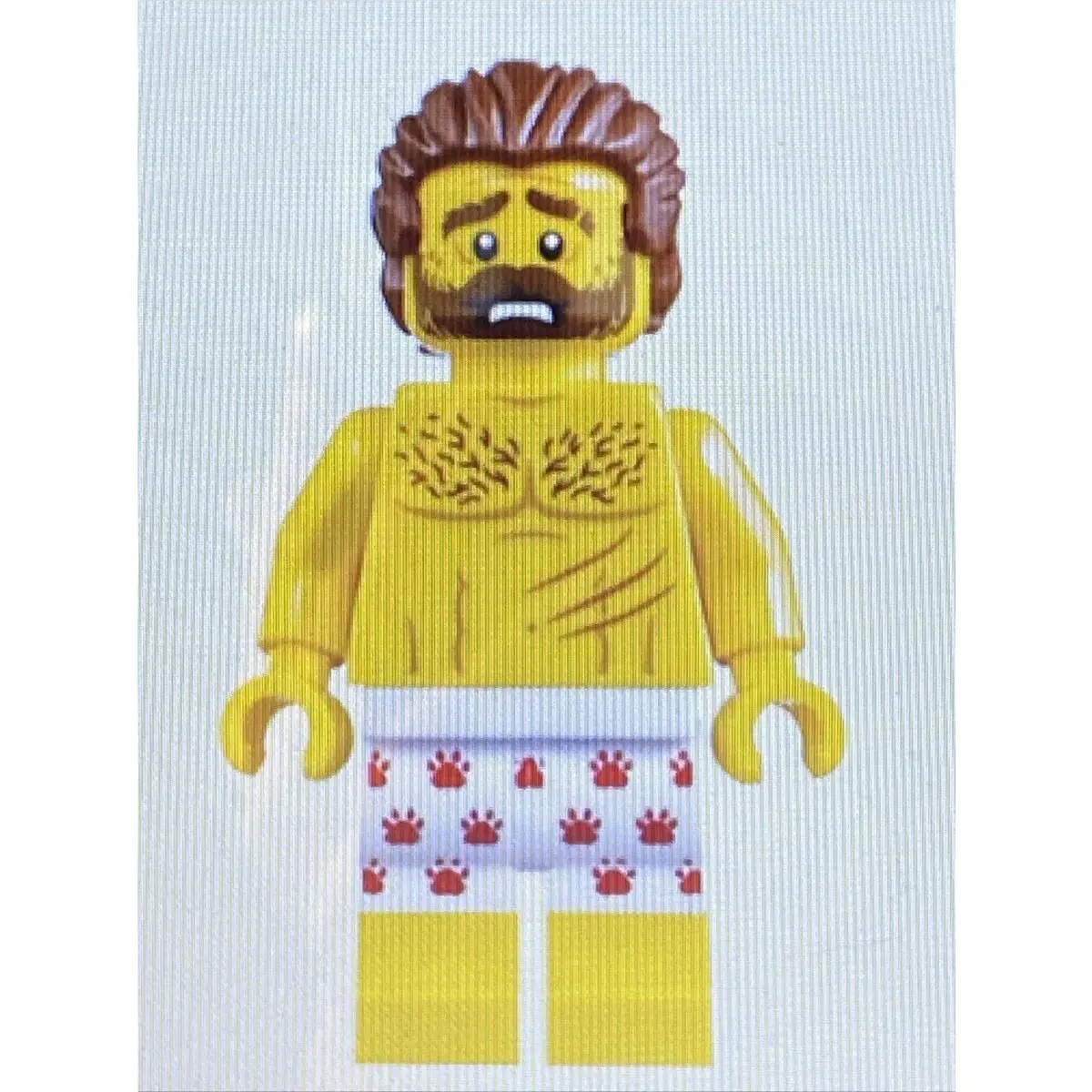 Lego Minifig Crook Male Bare Chest From City Mountain Arrest 60173