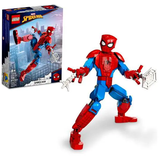 Lego Spider-man Figure Spiderman Action Toy Web Elements Super Hero Marvel Fans