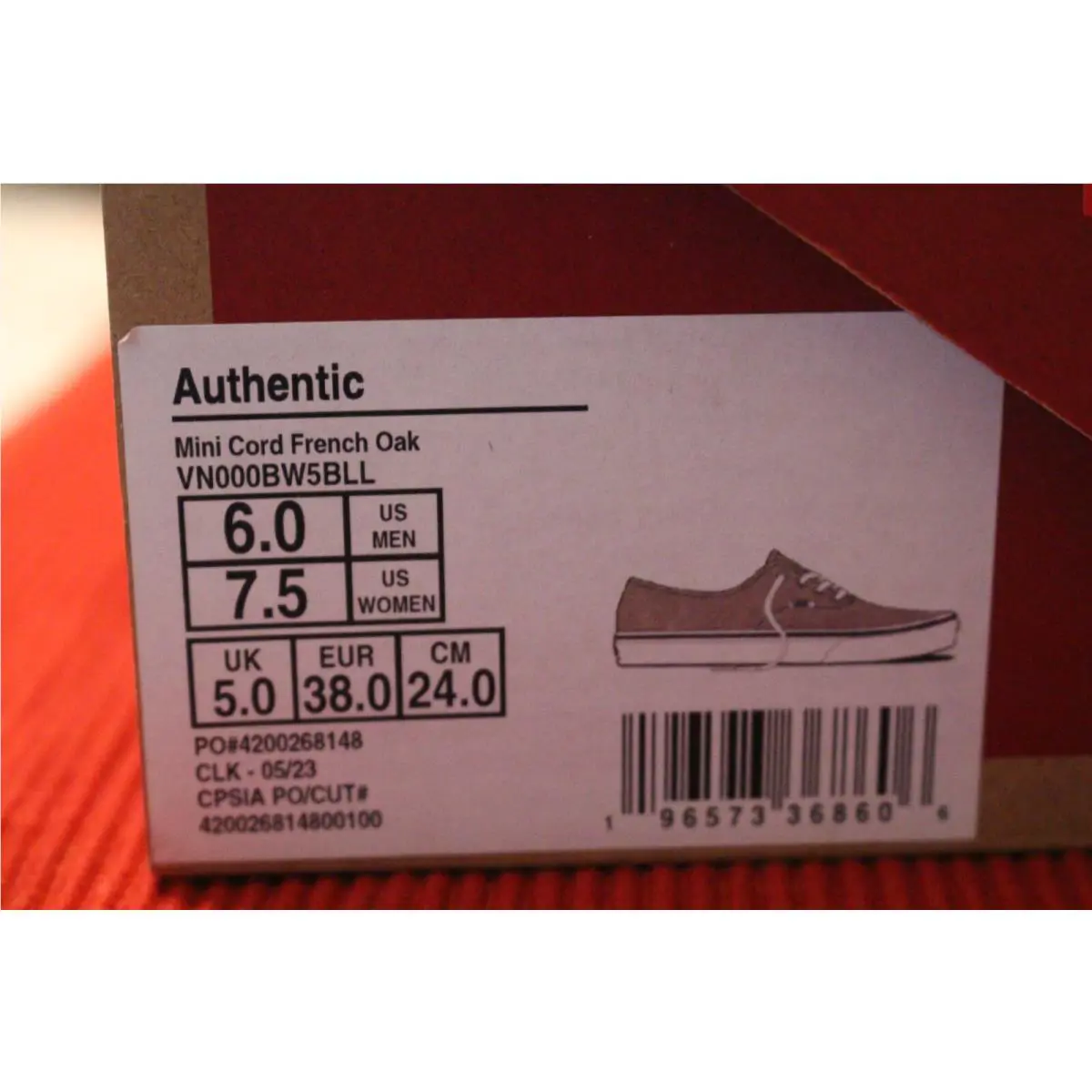 Vans shoes - Tan 7