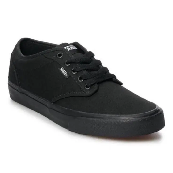 Men`s Atwood Deluxe Prem T L Black Sneakers - Size 7 by Vans