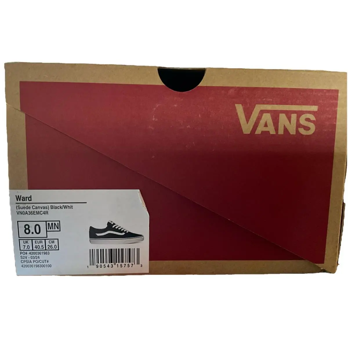 Vans shoes - Vans Ward - Ward - Black 1