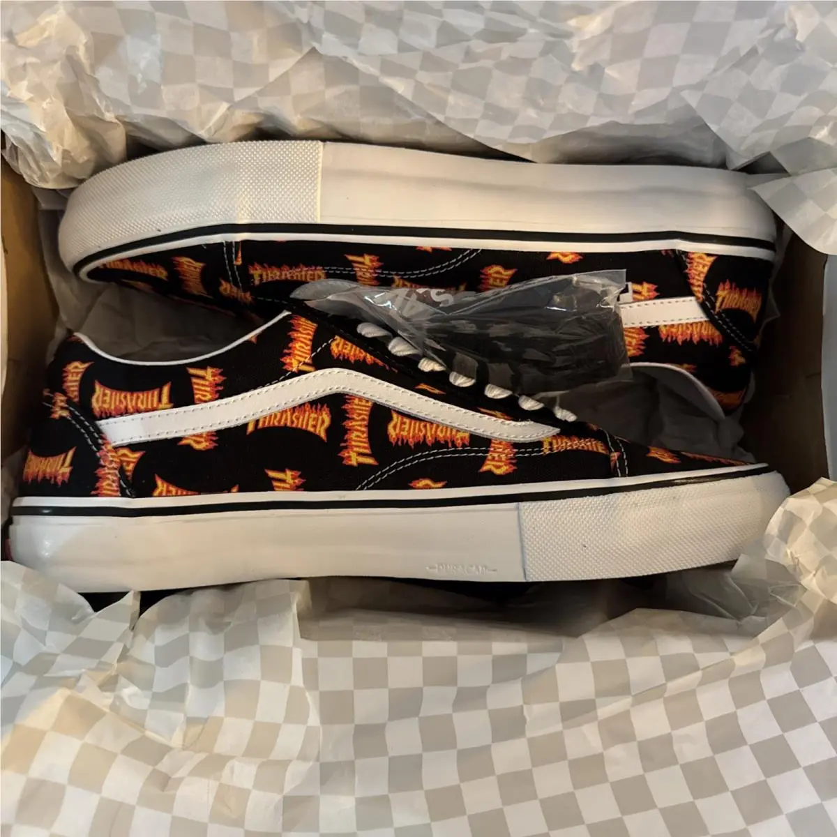 Vans shoes - VANS Skate - Skate - VN0005W0BML - Black, Manufacturer: Black/Multi 6