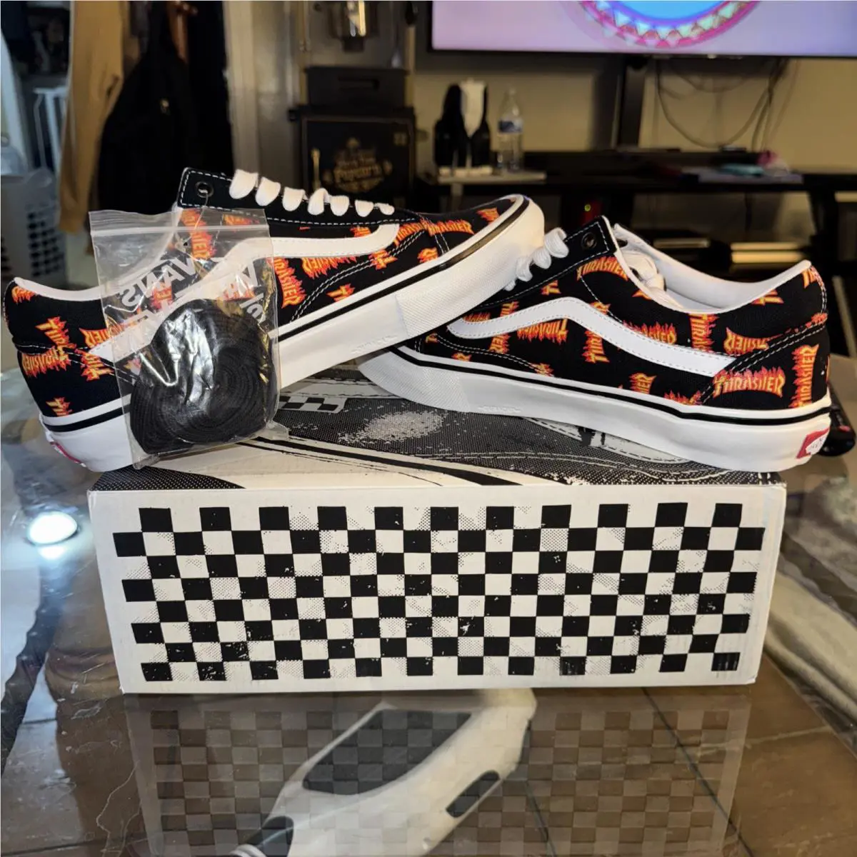 Vans shoes - VANS Skate - Skate - VN0005W0BML - Black, Manufacturer: Black/Multi 0