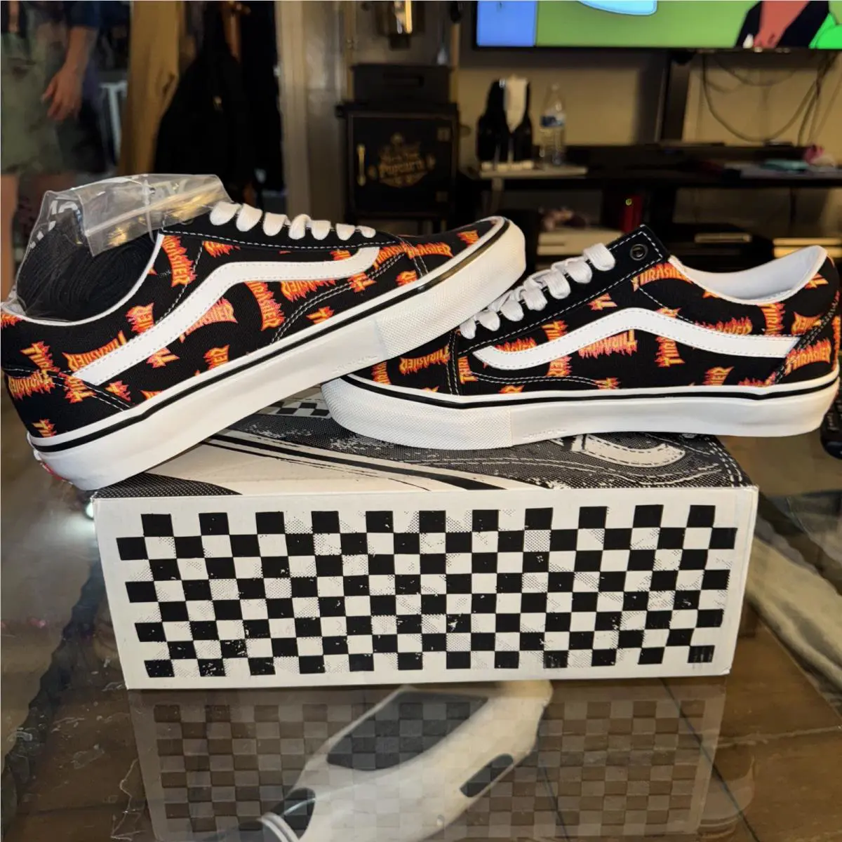 Vans shoes - VANS Skate - Skate - VN0005W0BML - Black, Manufacturer: Black/Multi 1