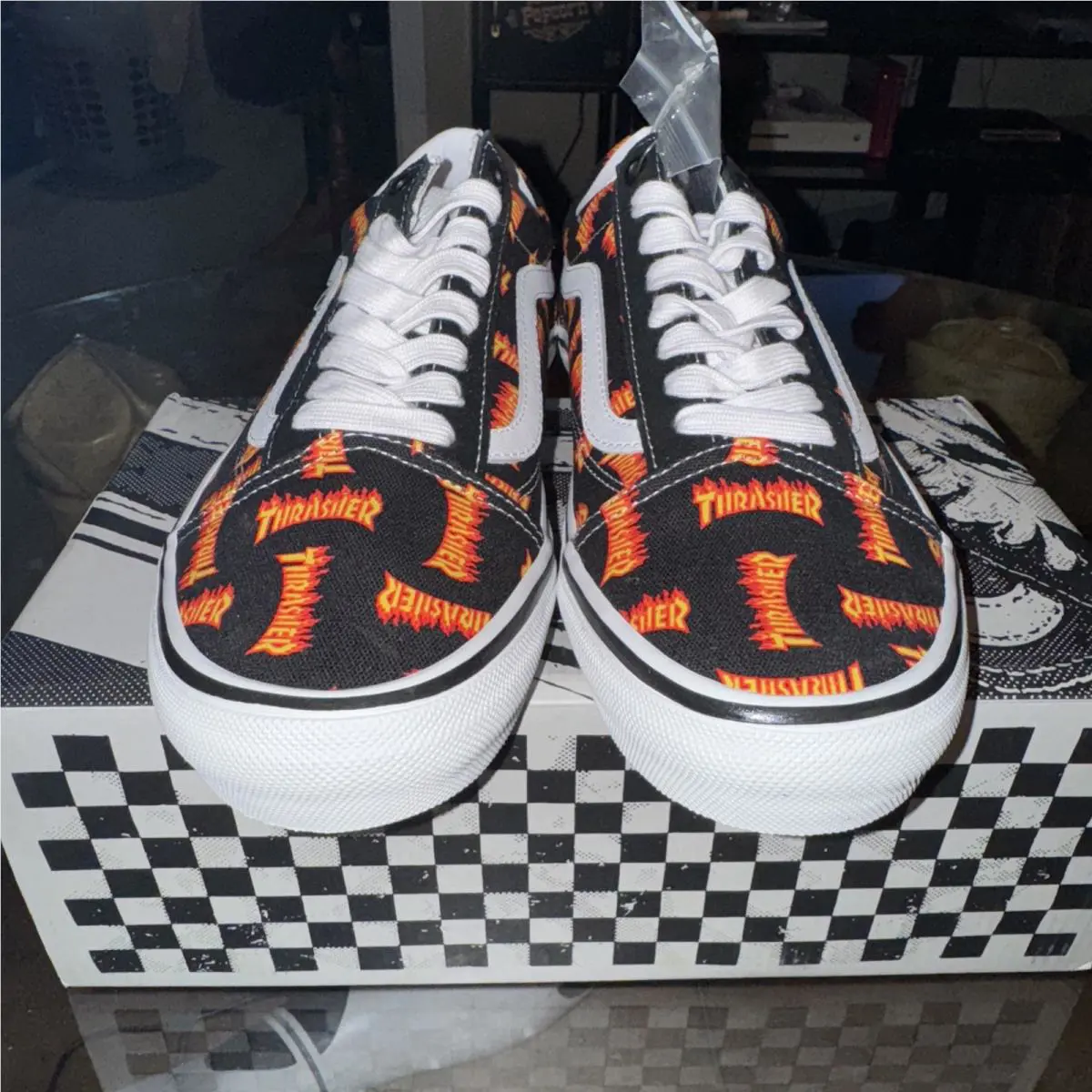 Vans shoes - VANS Skate - Skate - VN0005W0BML - Black, Manufacturer: Black/Multi 2